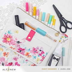 Dreaming in Watercolor Zipper Pouch (280mm x 195mm)