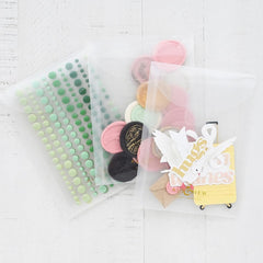 Storage Pockets: 4.5" x 6" (10 pieces/set)