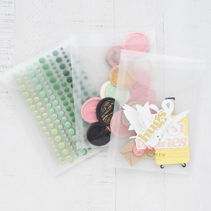 Storage Pockets: 4.5" x 6" (20 pieces/set)