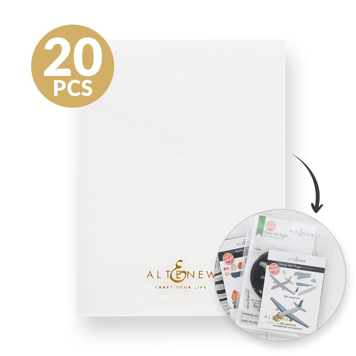Storage Pockets: 4.5" x 6" (20 pieces/set)