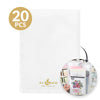Storage Pockets: 7.5" x 10.75" (20 pieces/set)