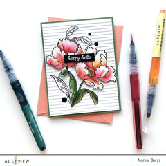 Be Creative Arts Crafts Water-based Markers Watercolor Brush Markers - Winter Wonderland Set