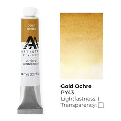Artists' Watercolor Tube - Gold Ochre