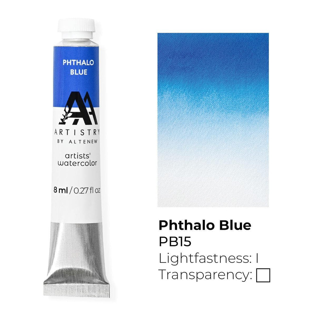 Be Creative Arts Crafts Watercolor Artists' Watercolor Tube - Phthalo Blue (PB.15)