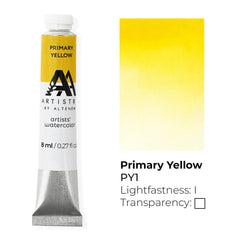 Artists' Watercolor Tube - Primary Yellow