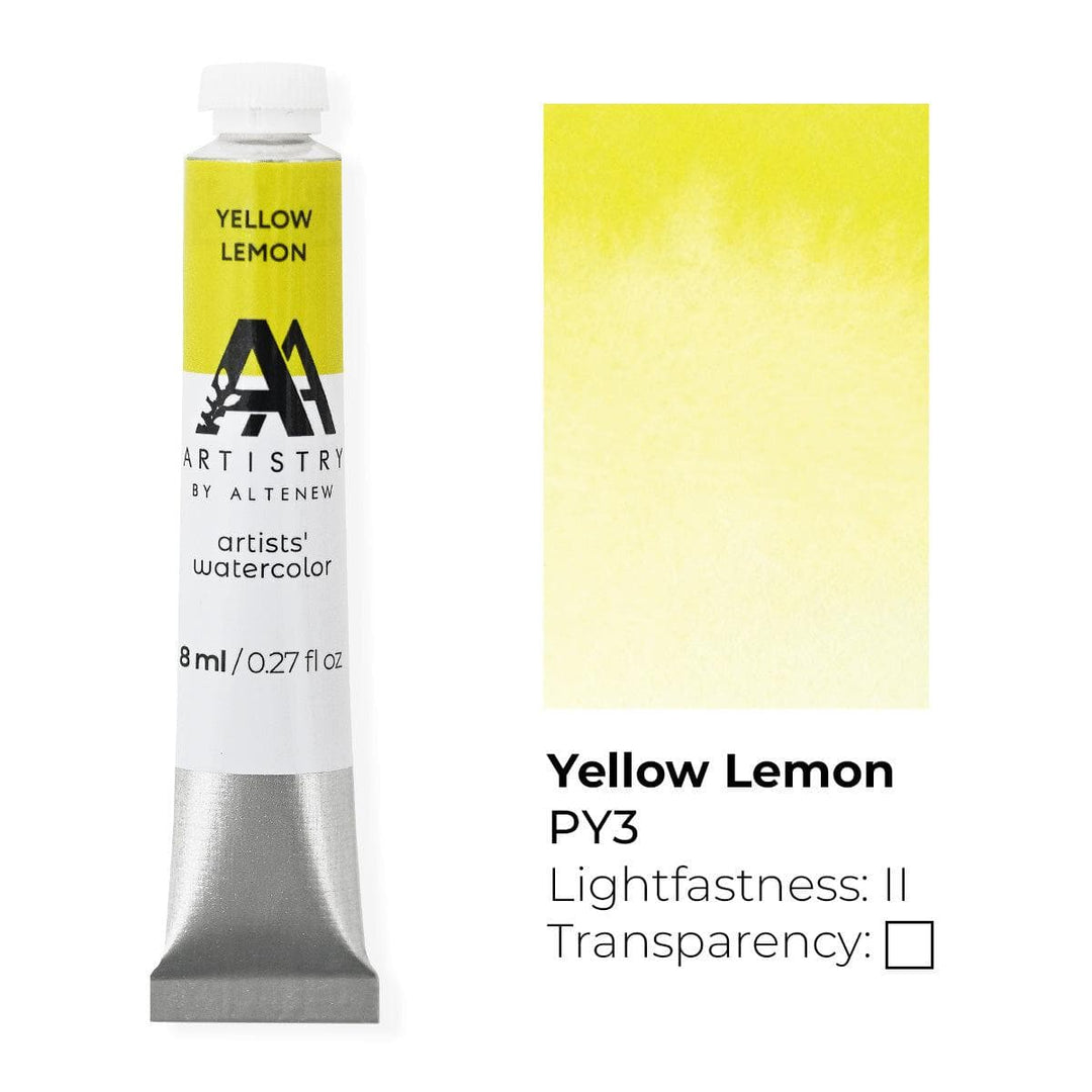 Artists' Watercolor Tube - Yellow Lemon