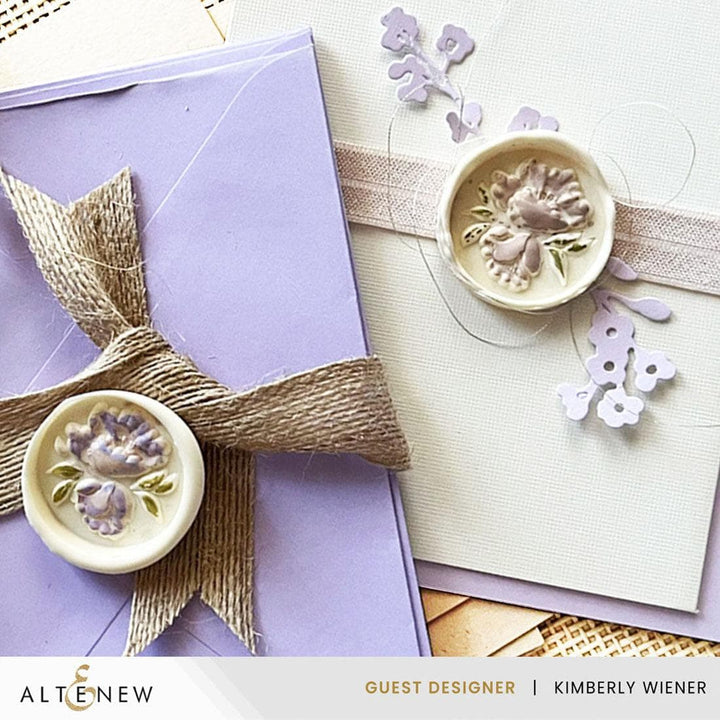 Soft Peonies Wax Seal Stamp