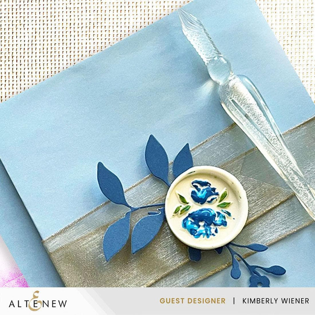 Soft Peonies Wax Seal Stamp