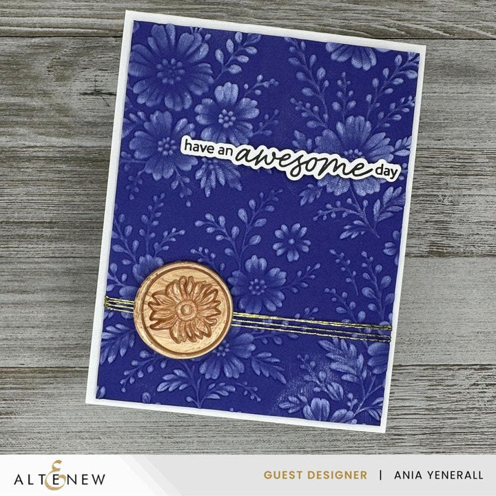 Sunflower Wax Seal Stamp
