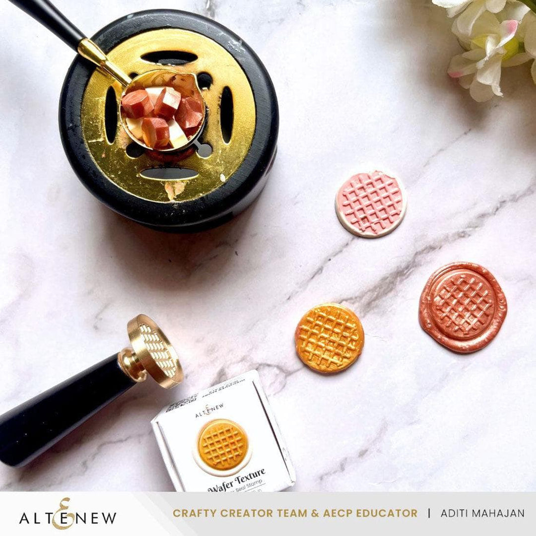 Wafer Texture Wax Seal Stamp