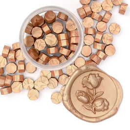Warm Gold Wax Beads