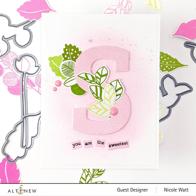 Part A-Glitz Art Craft Co.,LTD Dies Retro Plantines Die Set