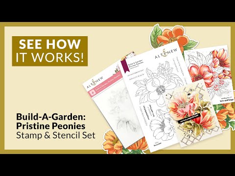 Build-A-Garden: Pristine Peonies & Add-On Die Bundle