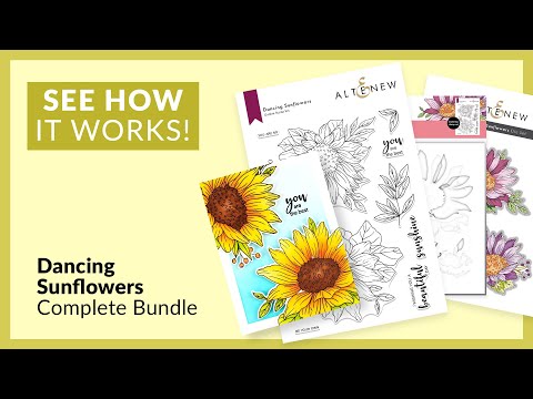 Dancing Sunflowers Stamp Set